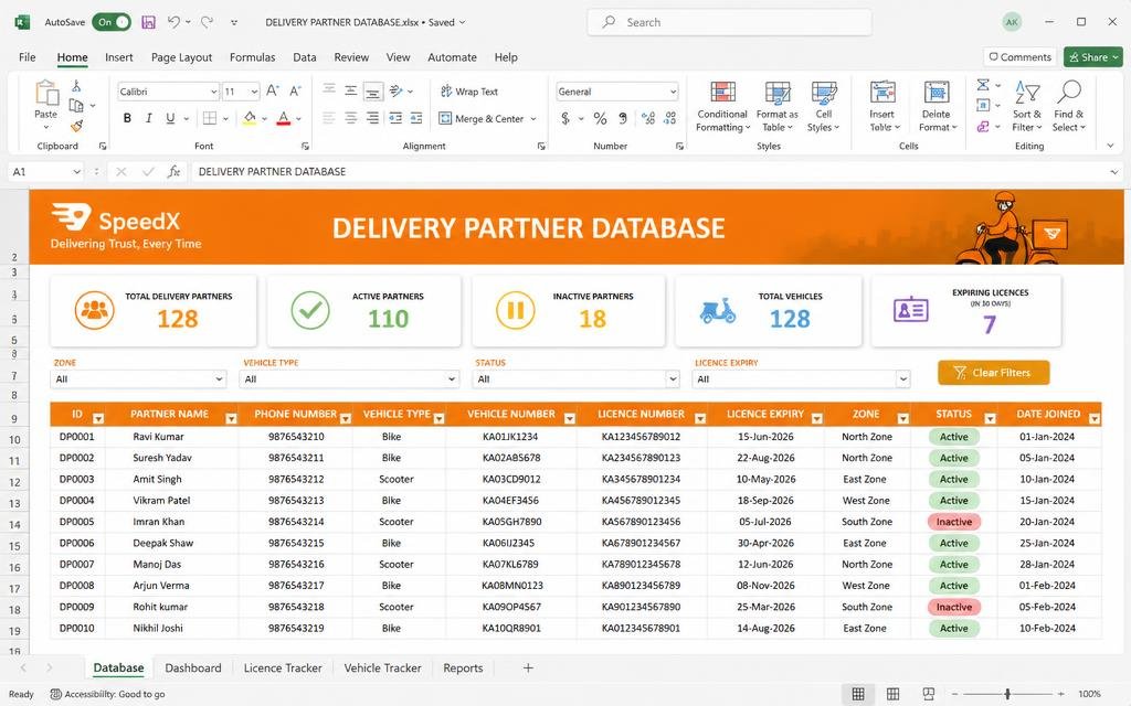 🛵 Delivery & Logistics tool preview