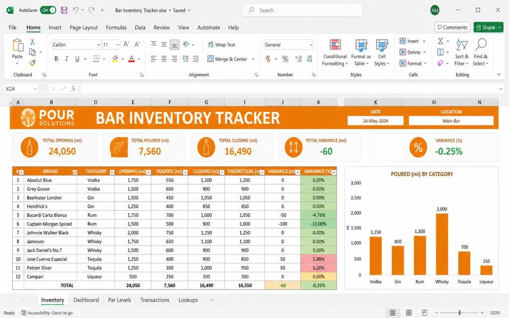 🍺 Beverage & Bar Management tool preview