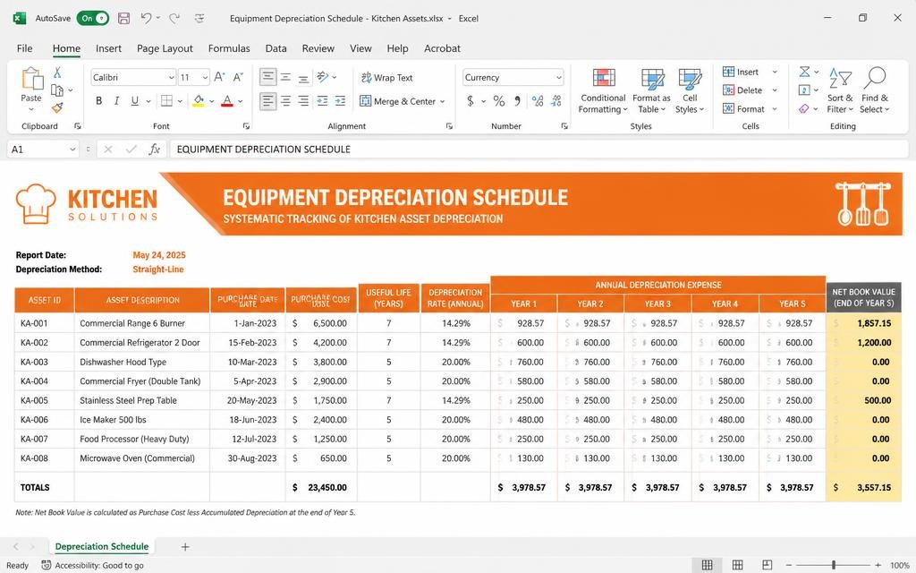 🍴 Smallware & Depreciation tool preview