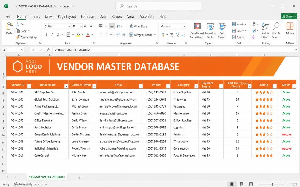 🤝 Vendor & Procurement tool preview